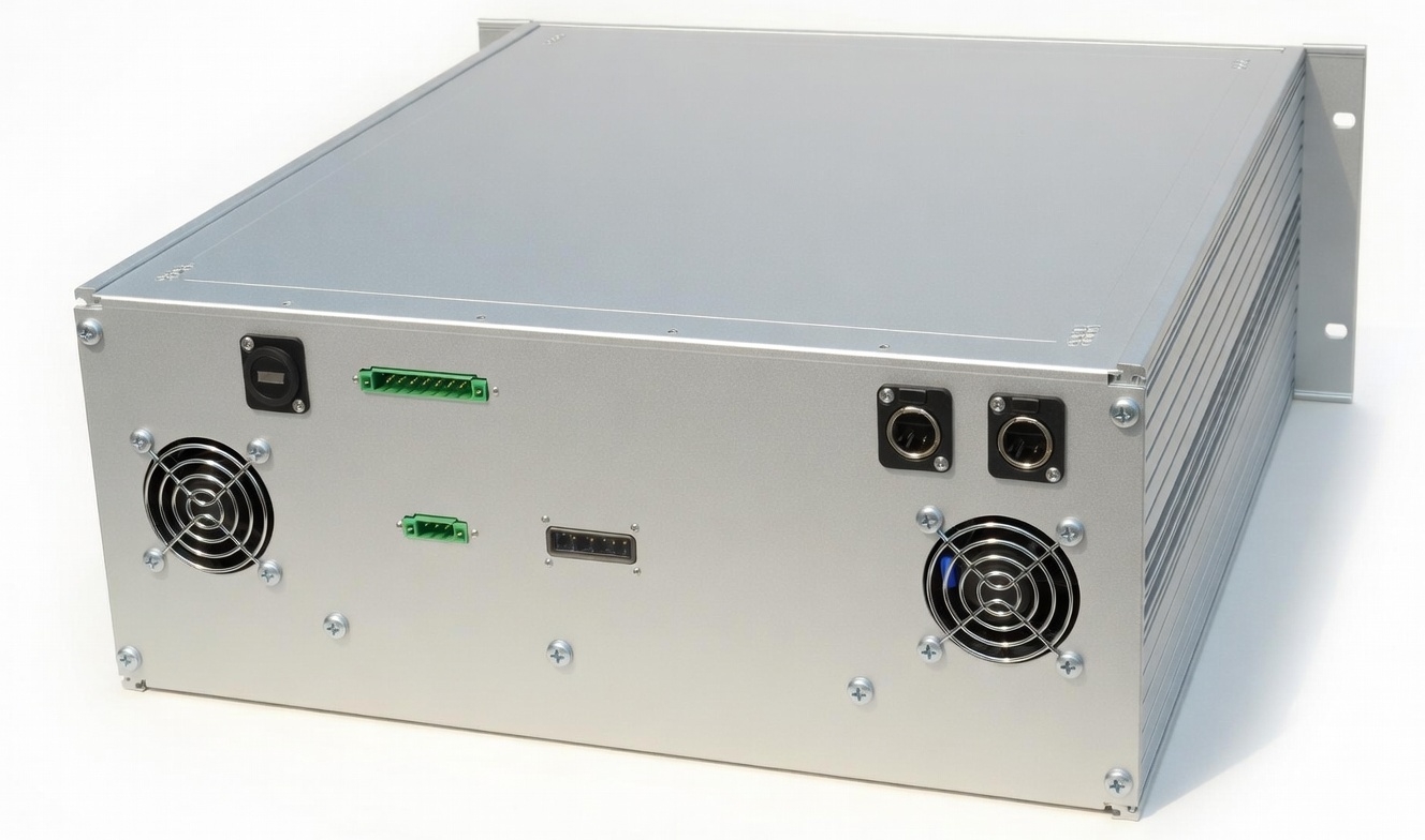 BX-ECM01 rear view showing EtherCAT port, power connections and safety interfaces