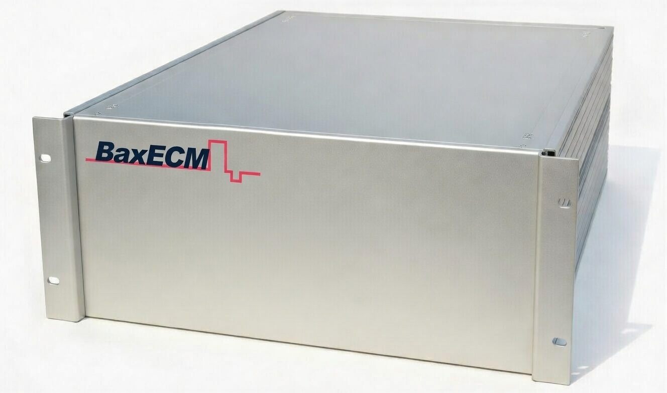 BX-ECM01 front view in 4U 19-inch rack-mount enclosure